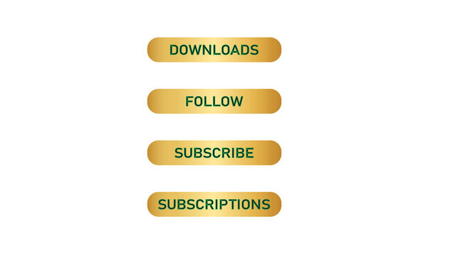 Download button icon on digital screen. Clickable subscribe call-to-action for online engagement and user interaction. isolated on transparent background