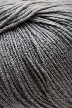 Cotton yarn for crocheting various types of clothing, close-up