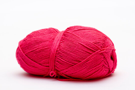 A ball of acrylic yarn for crocheting and knitting