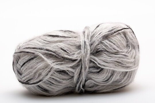 A ball of acrylic yarn for crocheting and knitting