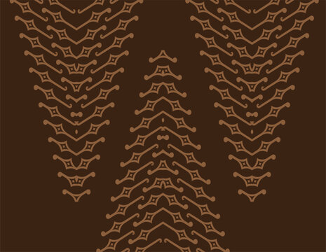 javanese batik parang creation. modern heritage concept