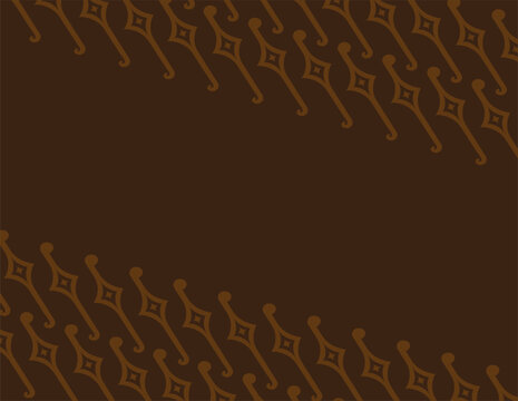 javanese batik parang creation. modern heritage concept