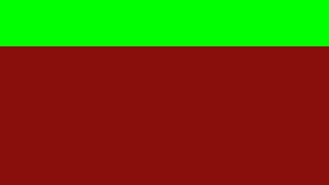 A simple abstract background with a vibrant green band at the top and a deep red band below.