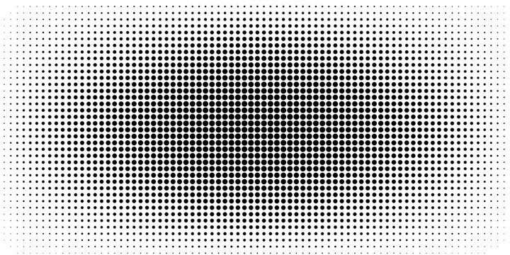 Grunge halftone gradient background. Faded grit noise texture. White and black sand wallpaper. Retro pixelated backdrop. Anime or manga style comic overlay. Vector graphic design textured template