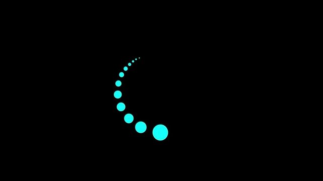 animated gif video loading dot spinning circle waiting