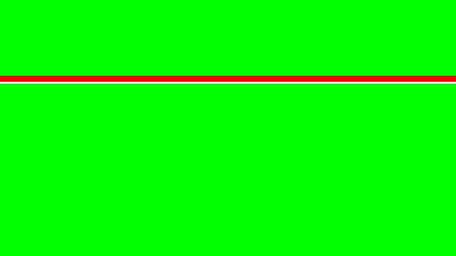 A vibrant green background with a thin horizontal red line across the middle, suggesting a simple graphic element or abstract design.