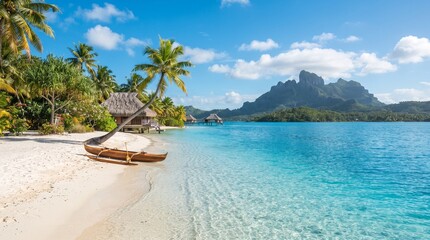Fototapeta premium boat on the beach