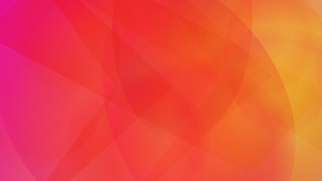 Abstract geometric gradient illustration featuring a vibrant pink red orange yellow color blend with subtle overlapping shapes for modern graphic