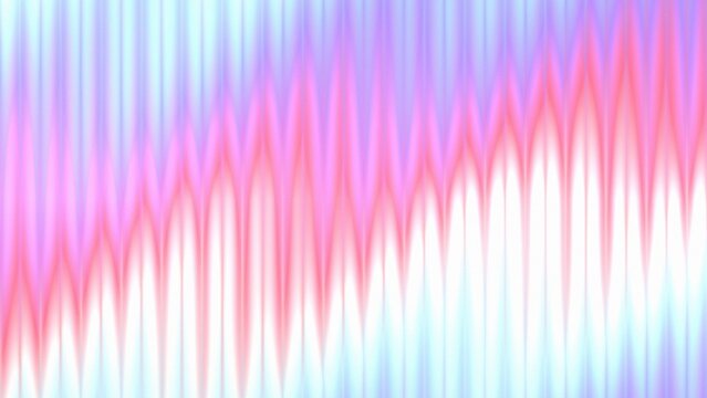 Abstract digital art background with smooth blue, pink, and purple gradient vertical ripple waves and luminous glass effect for futuristic design