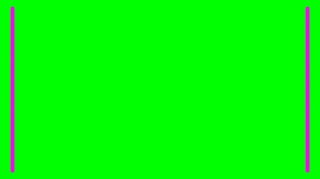 A bright green background with two vertical purple lines on the sides, perfect for graphic design and video editing.