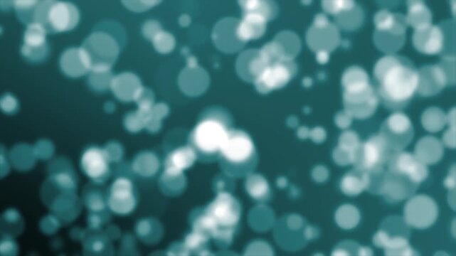 Abstract bokeh background with soft circular light orbs animation, dreamy blurred dots vibrant gradient lighting