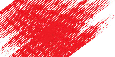 Hand painted watercolor brush stroke abstract red background © subang