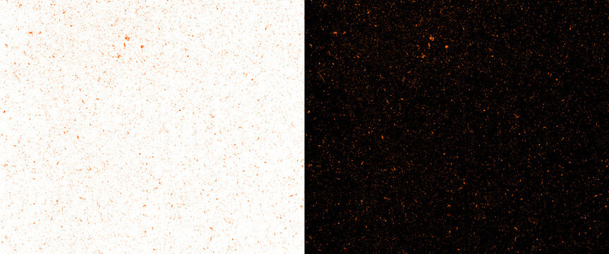 Minimalist split screen texture background, grainy white and black paper surface, dual tone contrast backdrop for graphic design