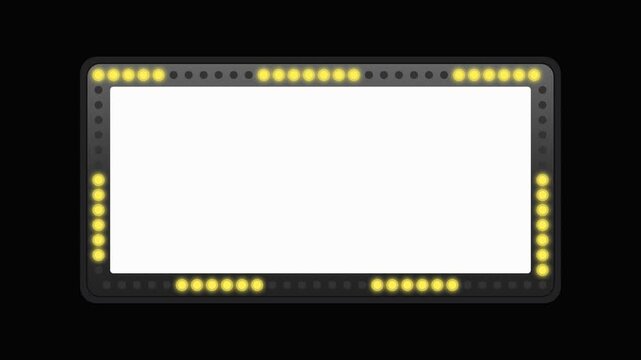 Modern Movie Projector Screen with Film Strip on Digital Device Display for Online Video Streaming and Multimedia Technology Concept