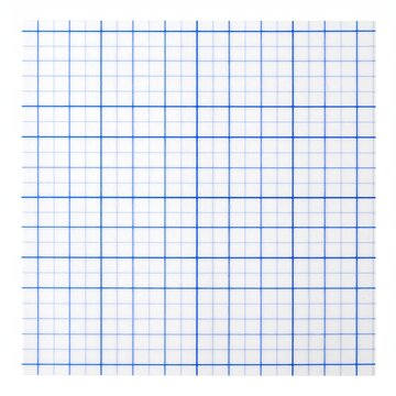 White paper with thin blue grid lines for graphing or drawing