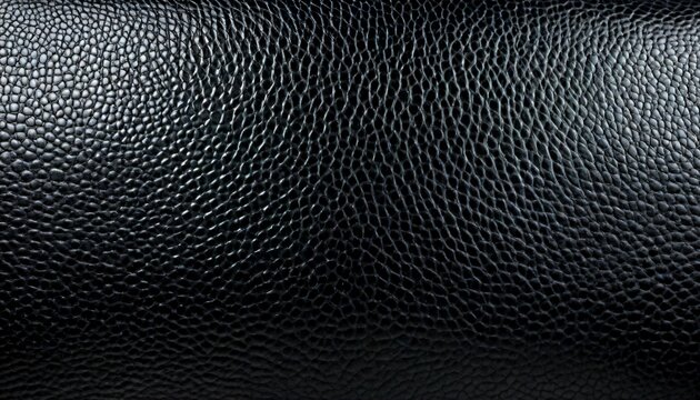 Dark Black Leather Texture Background