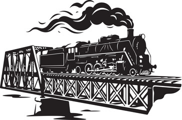 steam locomotive vector illustration © Muslima12