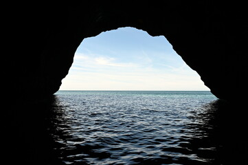Felsentor bei Algar Seco an der Algarve © Fotolyse