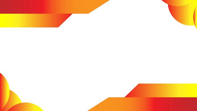Presentation6 Background Design with Vibrant Orange and Yellow Geometric Abstract Shapes