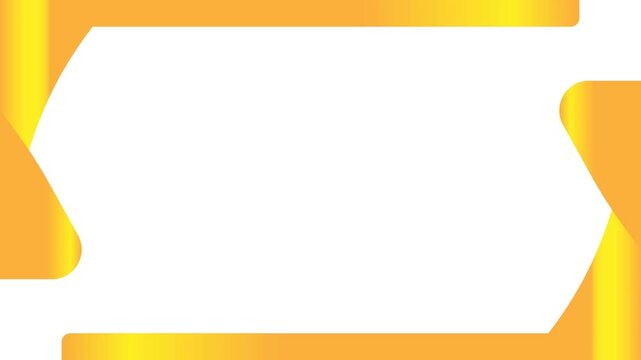 Presentation5 creative abstract yellow golden frame border graphic template design