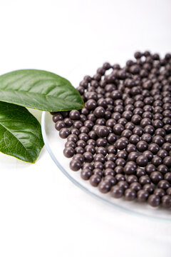 Black water filter beads