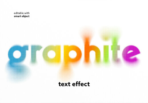 Halftone Text Effect