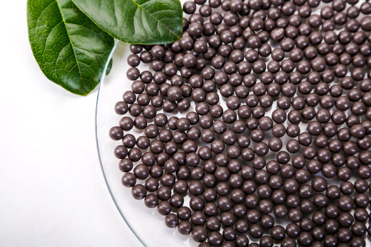 Black water filter beads
