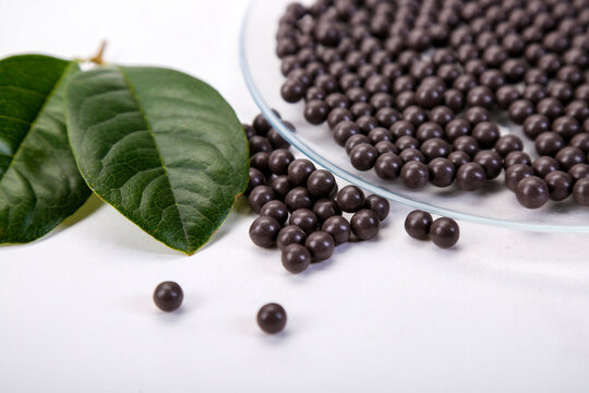 Black water filter beads