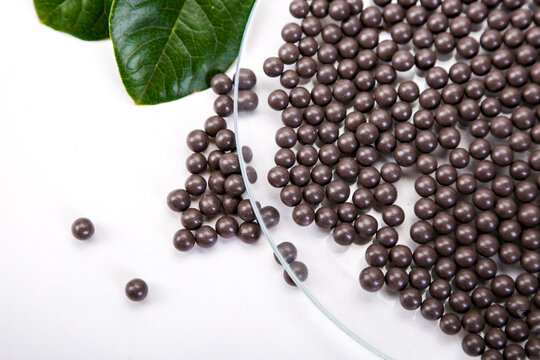 Black water filter beads