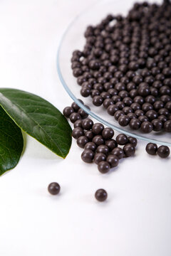 Black water filter beads