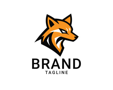 Minimalist fox logo design featuring a sleek, modern silhouette perfect for brand identity and corporate branding. This versatile animal emblem showcases clean lines and contemporary styling ideal for