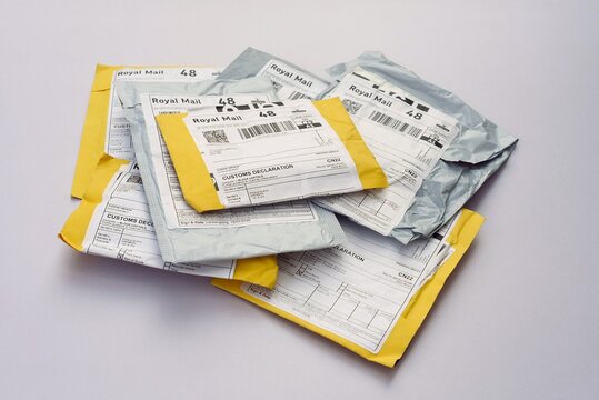 Packages delivered by Royal Mail from Chinese online marketplaces.