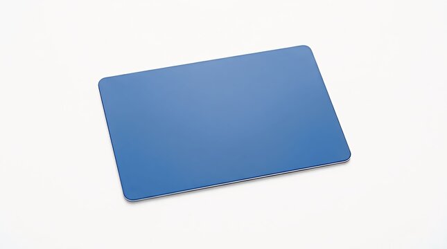 blue notebook isolated on white