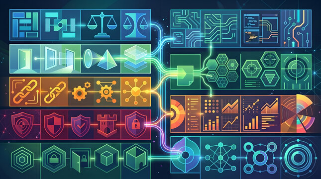Data Processing Workflow and Cybersecurity System Architecture