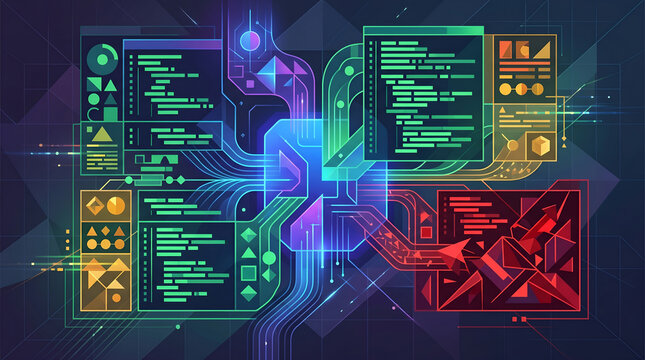 Abstract AI Software Development and Automated Programming Code Interface