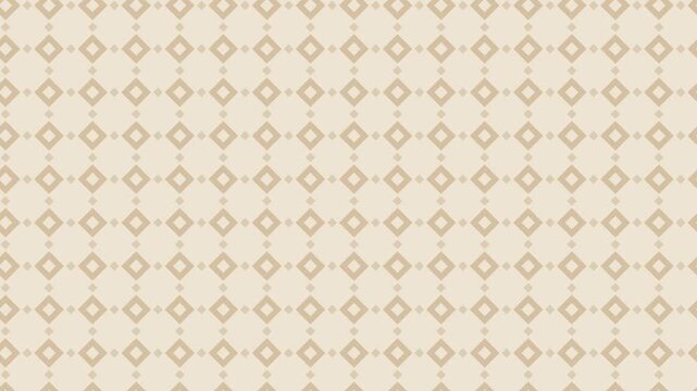 Beige japanese kuginuki nested diamonds pattern scrolling, traditional seamless loop background