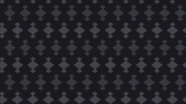 Black japanese matsukawabishi stepped diamond pattern scrolling, traditional seamless loop background