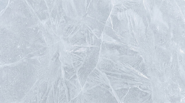 Frozen water surface texture ideal for cool abstract background