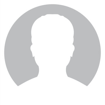 Default avatar profile icon. Grey photo placeholder