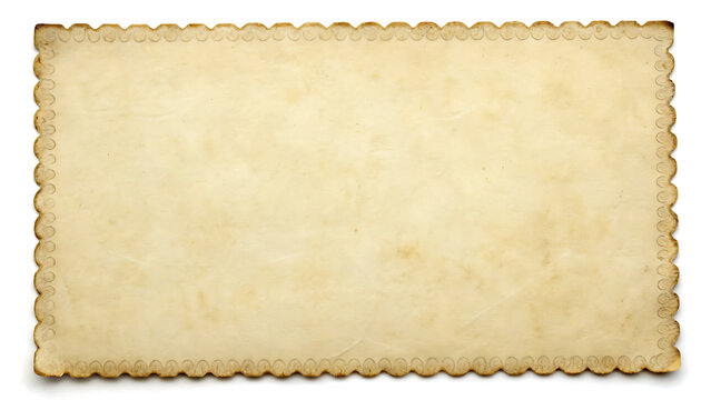 Blank kraft paper texture for packaging design. Rustic uncoated craft sheet background with deckle edges.