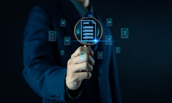 person managing digital folders and documents , representing file organization, data storage, workflow management, and efficient document handling in a modern digital workspace.