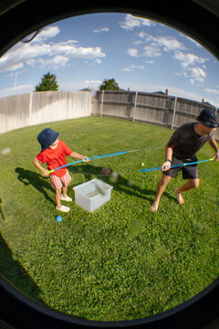 Father And Son Play