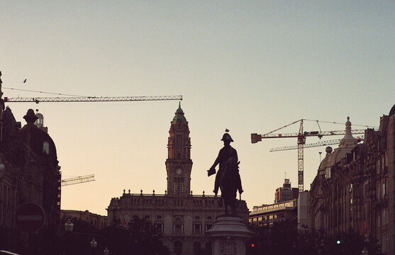 Statue and City Hall