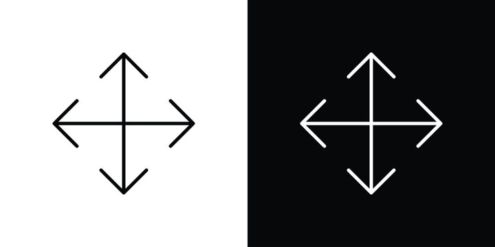 Drag icon line logos series