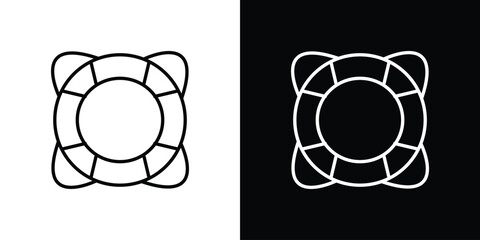 Life buoy icon line logos series © ramsey