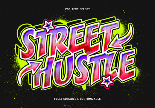 Urban Spray Graffiti Text Effect