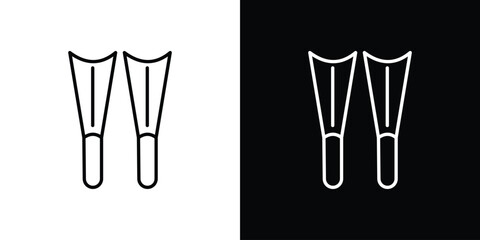 Scuba diving icon line logos series © ramsey