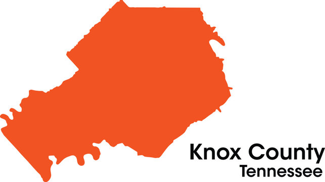 Knox County Tennesse.eps
Orange filled vector map of Knox County, Tennessee, USA, isolated on a light background. Simple geographic illustration for travel, cartography, location, education