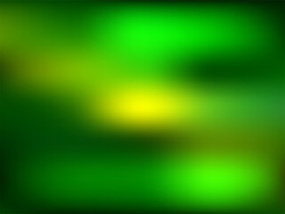 Fototapeta premium Green Abstract Bokeh Background with Glowing Lights, Smooth Motion Waves and Vibrant Gradient Texture