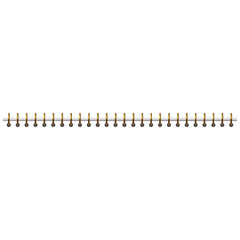 Plakat Spiral copper wire for binding and stapling paper pages.